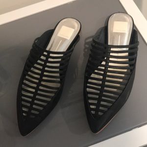 Dolce vita strapped pointed toe slide